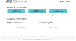 Desktop Screenshot of nysgjerrigpermetoden.no